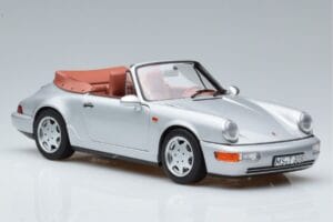 Porsche 911 964 Carrera 2 Avoauto Hopea Norev 1:18 187330 Metalli — kuva 5 / 7