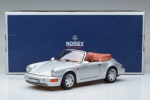 Porsche 911 964 Carrera 2 Avoauto Hopea Norev 1:18 187330 Metalli — kuva 7 / 7