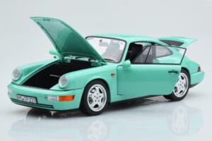 Porsche 911 964 Carrera 2 Mint Vihreä Norev 1:18 187327 Metalli — kuva 2 / 8