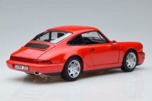 Porsche 911 964 Carrera 2 Punainen Norev 1:18 187320 Metalli — kuva 3 / 7
