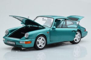 Porsche 911 964 Carrera 2 Wimbledon Vihreä Norev 1:18 187329 Metalli — kuva 2 / 8
