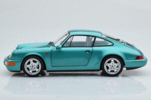 Porsche 911 964 Carrera 2 Wimbledon Vihreä Norev 1:18 187329 Metalli — kuva 5 / 8
