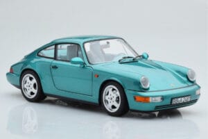 Porsche 911 964 Carrera 2 Wimbledon Vihreä Norev 1:18 187329 Metalli — kuva 6 / 8