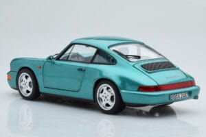 Porsche 911 964 Carrera 2 Wimbledon Vihreä Norev 1:18 187329 Metalli — kuva 7 / 8