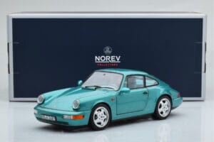 Porsche 911 964 Carrera 2 Wimbledon Vihreä Norev 1:18 187329 Metalli — kuva 8 / 8