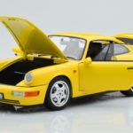 Porsche 911 964 Carrera 2 Keltainen Norev 1:18 - image 2 of 8