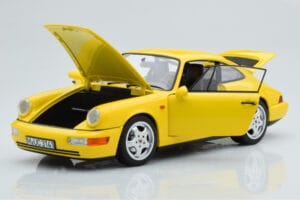 Porsche 911 964 Carrera 2 Keltainen Norev 1:18 187328 Metalli — kuva 2 / 8