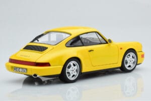 Porsche 911 964 Carrera 2 Keltainen Norev 1:18 187328 Metalli — kuva 4 / 8