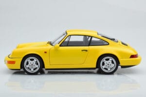 Porsche 911 964 Carrera 2 Keltainen Norev 1:18 187328 Metalli — kuva 5 / 8