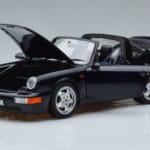Porsche 911 964 Carrera 4 Targa Sininen Norev 1:18 187340 Metalli - image 2 of 8