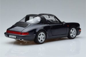 Porsche 911 964 Carrera 4 Targa Sininen Norev 1:18 187340 Metalli — kuva 3 / 8