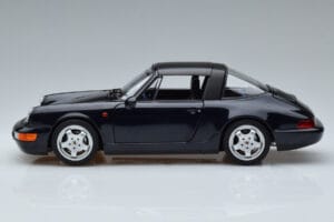 Porsche 911 964 Carrera 4 Targa Sininen Norev 1:18 187340 Metalli — kuva 4 / 8