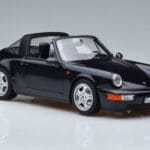 Porsche 911 964 Carrera 4 Targa Sininen Norev 1:18 187340 Metalli - image 6 of 8