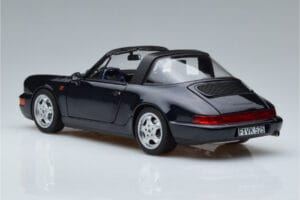 Porsche 911 964 Carrera 4 Targa Sininen Norev 1:18 187340 Metalli — kuva 7 / 8