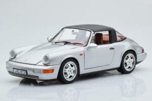 Porsche 911 964 Carrera 4 Targa Polar Hopea Norev 1:18 187342 Metalli — kuva 4 / 9