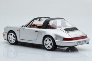 Porsche 911 964 Carrera 4 Targa Polar Hopea Norev 1:18 187342 Metalli — kuva 8 / 9