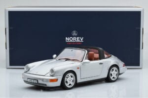 Porsche 911 964 Carrera 4 Targa Polar Hopea Norev 1:18 187342 Metalli — kuva 9 / 9
