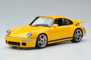 Porsche 911 964 RUF CTR Anniversary Blossom Keltainen Almost Real 1:18
