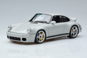 Porsche 911 964 RUF SCR Chalk Harmaa Almost Real 1:18 880204 Metalli
