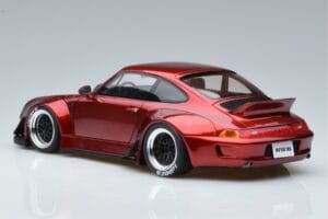 Porsche 911 964 RWB Duck Tail Candy Apple GT Spirit 1:18 GT759 Hartsi — kuva 5 / 6