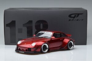 Porsche 911 964 RWB Duck Tail Candy Apple GT Spirit 1:18 GT759 Hartsi — kuva 6 / 6