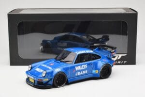 Porsche 911 964 RWB Osho Arrow Sininen GT Spirit 1:18 GT448 Hartsi — kuva 6 / 6
