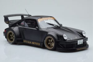 Porsche 911 964 RWB Stella Artois Musta GT Spirit 1:18 GT421 Hartsi — kuva 4 / 6