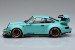 Porsche 911 964 RWB Tiffany Sininen GT Spirit 1:18 GT875 Hartsi — kuva 3 / 6