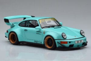 Porsche 911 964 RWB Tiffany Sininen GT Spirit 1:18 GT875 Hartsi — kuva 4 / 6