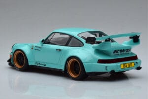 Porsche 911 964 RWB Tiffany Sininen GT Spirit 1:18 GT875 Hartsi — kuva 5 / 6