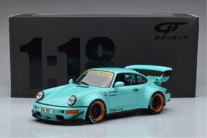 Porsche 911 964 RWB Tiffany Sininen GT Spirit 1:18 GT875 Hartsi — kuva 6 / 6