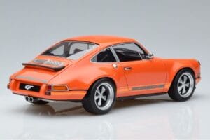 Porsche 911 964 Singer Oranssi Erikoispainos GT Spirit 1:18 ZM049 Hartsi — kuva 2 / 6