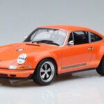 Porsche 911 964 Singer Oranssi Erikoispainos GT Spirit 1:18 ZM049 Hartsi