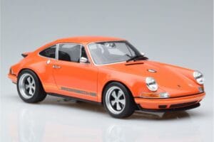 Porsche 911 964 Singer Oranssi Erikoispainos GT Spirit 1:18 ZM049 Hartsi — kuva 4 / 6