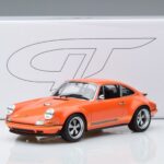 Porsche 911 964 Singer Oranssi Erikoispainos GT Spirit 1:18 ZM049 Hartsi - image 6 of 6