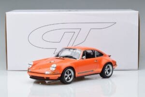 Porsche 911 964 Singer Oranssi Erikoispainos GT Spirit 1:18 ZM049 Hartsi — kuva 6 / 6