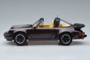 Porsche 911 964 Turbo Targa Ruskea Norev 1:18 187665 Metalli — kuva 5 / 8