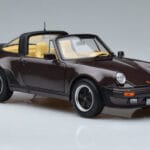 Porsche 911 964 Turbo Targa Ruskea Norev 1:18 187665 Metalli - image 6 of 8
