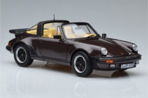 Porsche 911 964 Turbo Targa Ruskea Norev 1:18 187665 Metalli — kuva 6 / 8