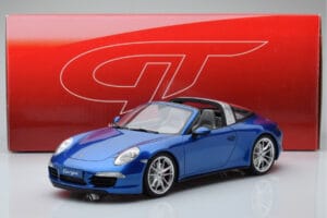 Porsche 911 991 4S Targa Sininen GT Spirit 1:18 GT037 Hartsi — kuva 5 / 5