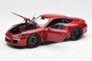 Porsche 911 991 Carrera GTS Carmine Punainen Schuco 1:18 450039000 Metalli — kuva 2 / 8