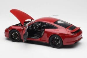 Porsche 911 991 Carrera GTS Carmine Punainen Schuco 1:18 450039000 Metalli — kuva 5 / 8