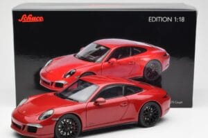 Porsche 911 991 Carrera GTS Carmine Punainen Schuco 1:18 450039000 Metalli — kuva 8 / 8