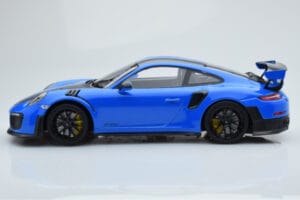 Porsche 911 GT2 RS 991.2 Weissach Package Sininen Mustat Magnesiumvanteet Minichamps 1:18 153068316 Metalli — kuva 3 / 6