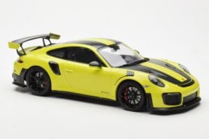 Porsche 911 991.2 GT2 RS Vaaleanvihreä Mustilla Magnesiumvanteilla Minichamps 1:18 155068300 Metalli — kuva 4 / 6