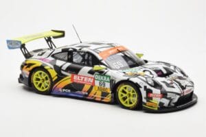Porsche 911 991.2 GT3 R #69 Team Iron Force Racing Ring Police L. Luhr / M. Holzer ADAC GT Masters 2019 Minichamps 1:18 15319 — kuva 4 / 6