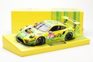 Porsche 911 991.2 GT3 R #1 Manthey Racing 24 Hours Nurburgring 2022 Minichamps 1:18 MG-M-911-24H-22-1801 Metalli — kuva 6 / 6