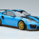 Porsche 911 991.2 GT3 RS Weissach Package Miami Sininen Kultavanteet Minichamps 1:18 153068310 Metalli - image 4 of 6