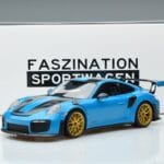 Porsche 911 991.2 GT3 RS Weissach Package Miami Sininen Kultavanteet Minichamps 1:18 153068310 Metalli - image 6 of 6