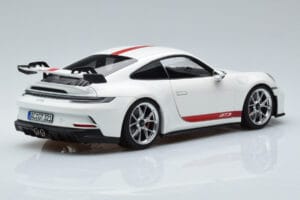 Porsche 911 992 GT3 Valkoinen Norev 1:18 187306 Metalli — kuva 3 / 7